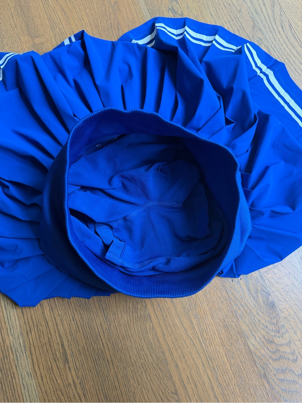 Wilson Midtown Tennis Skirt & Brami SET Royal Blue w White Stripe Small & Medium - Picture 5 of 15